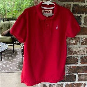 Coca Cola red youth xsmall polo